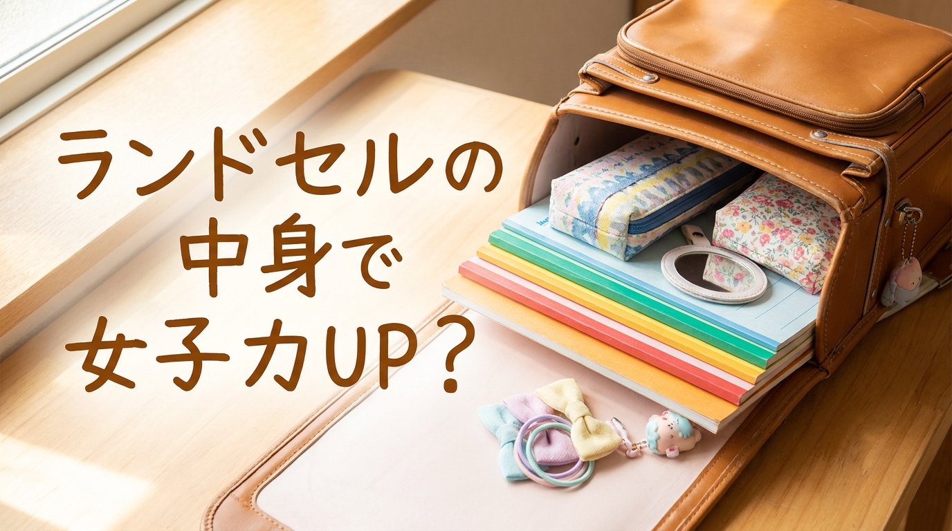 ランドセルの中身で女子力UP？
