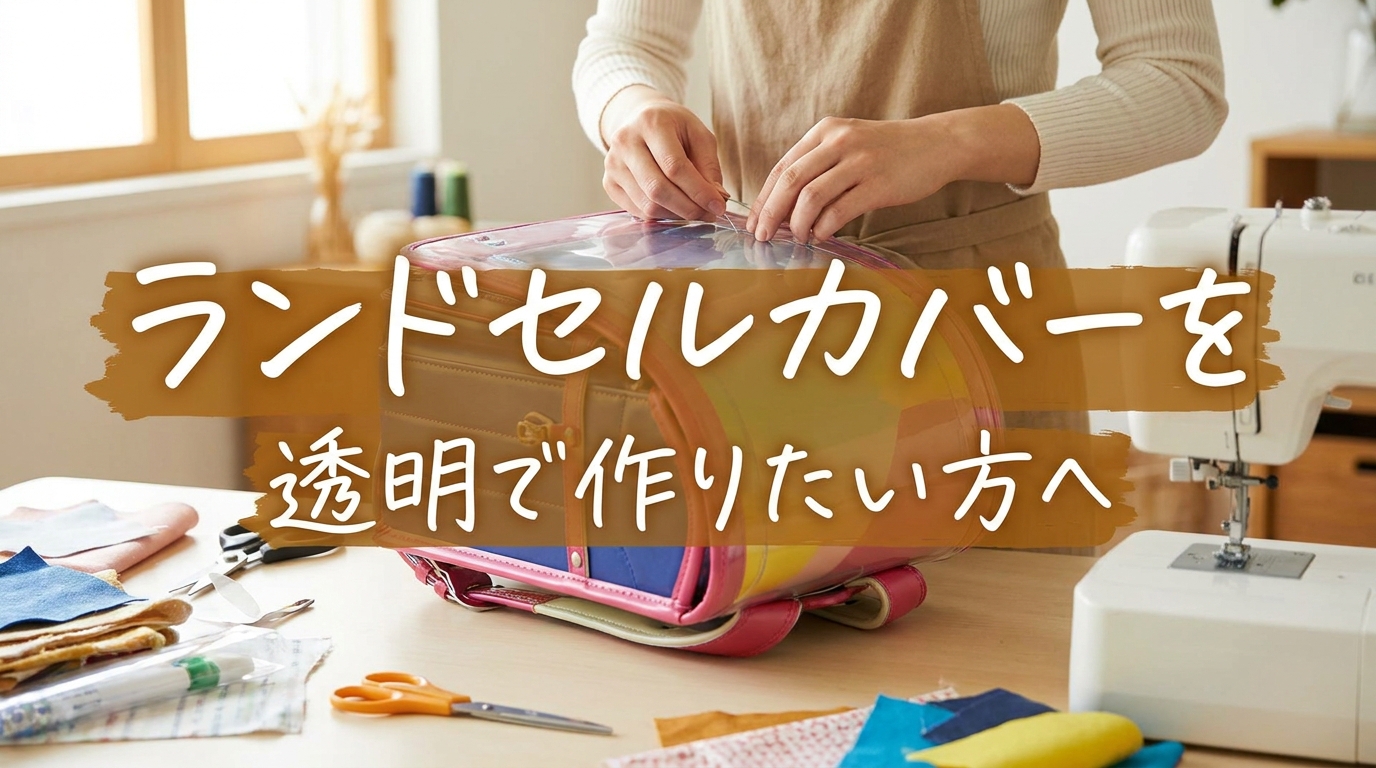 ランドセルカバーを透明で作りたい方へ