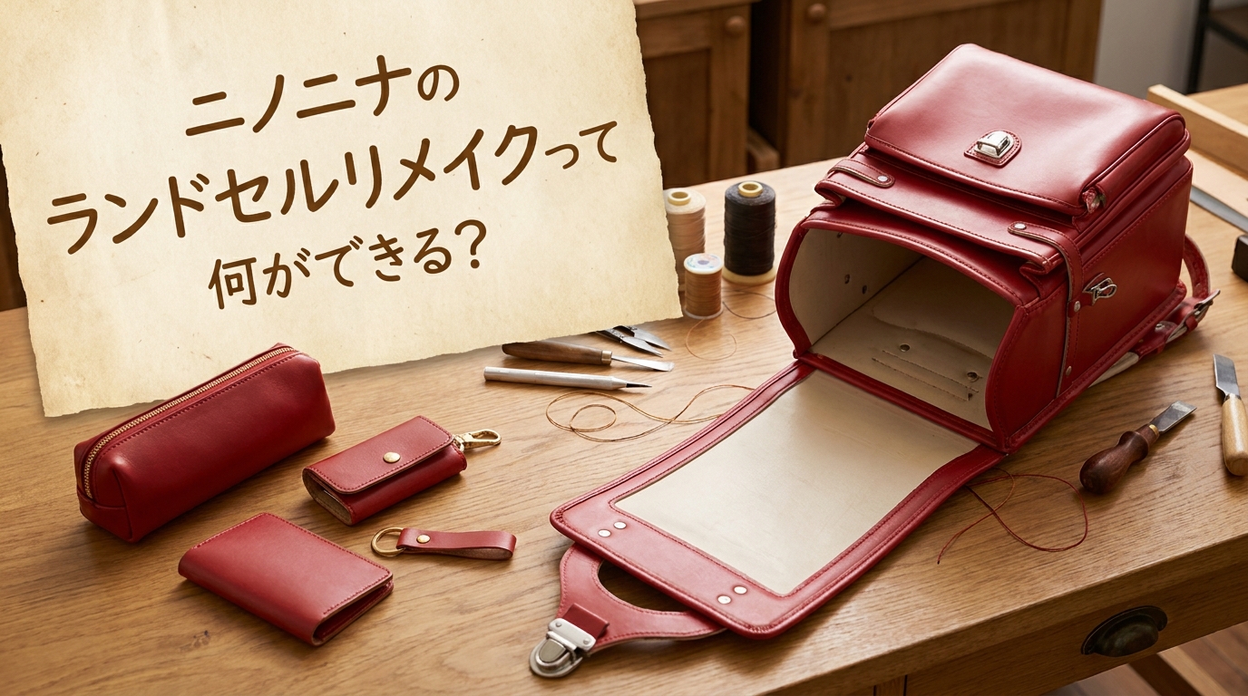ニノニナのランドセルリメイクって何ができる?