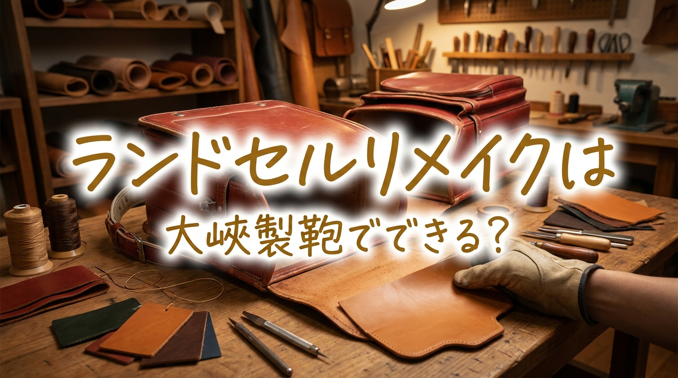 ランドセルリメイクは大峽製鞄でできる？