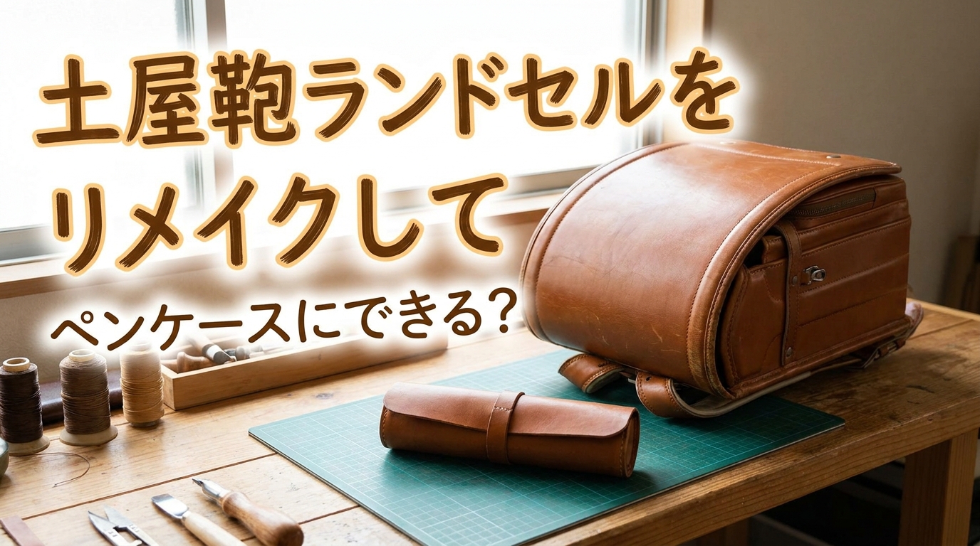 土屋鞄ランドセルをリメイクしてペンケースにできる？