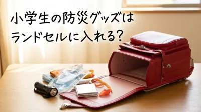 小学生の防災グッズはランドセルに入れる？
