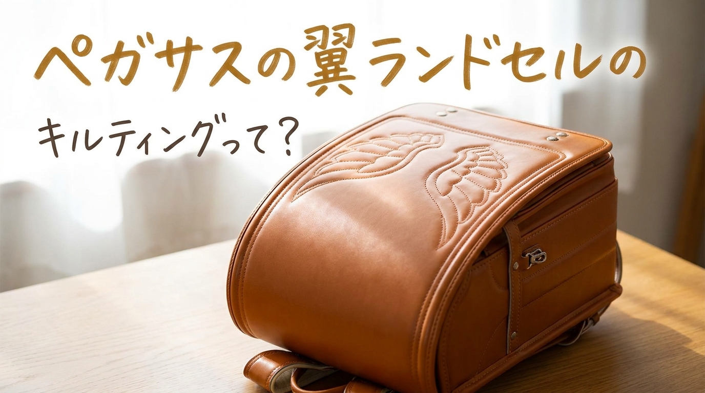 ペガサスの翼ランドセルのキルティングって？