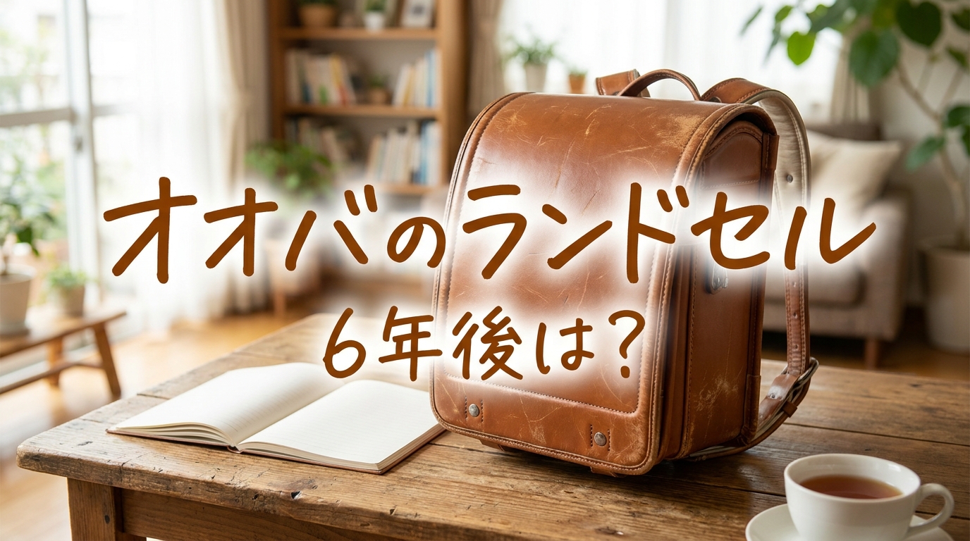 オオバのランドセル6年後は？