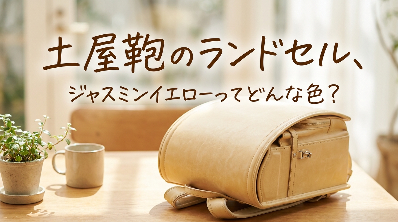 土屋鞄のランドセル、ジャスミンイエローってどんな色？
