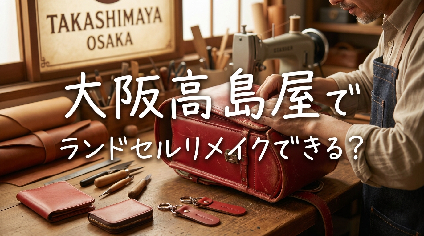 大阪高島屋でランドセルリメイクできる？