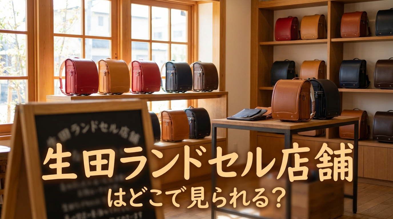 生田ランドセル店舗はどこで見られる？