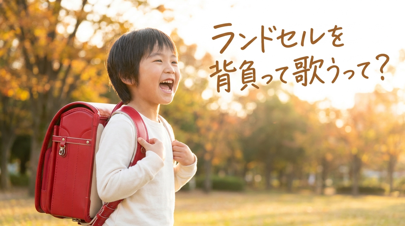 ランドセルを背負って歌うって？