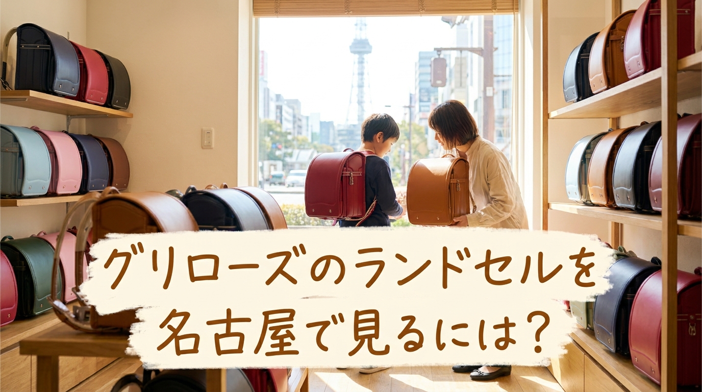 グリローズのランドセルを名古屋で見るには？