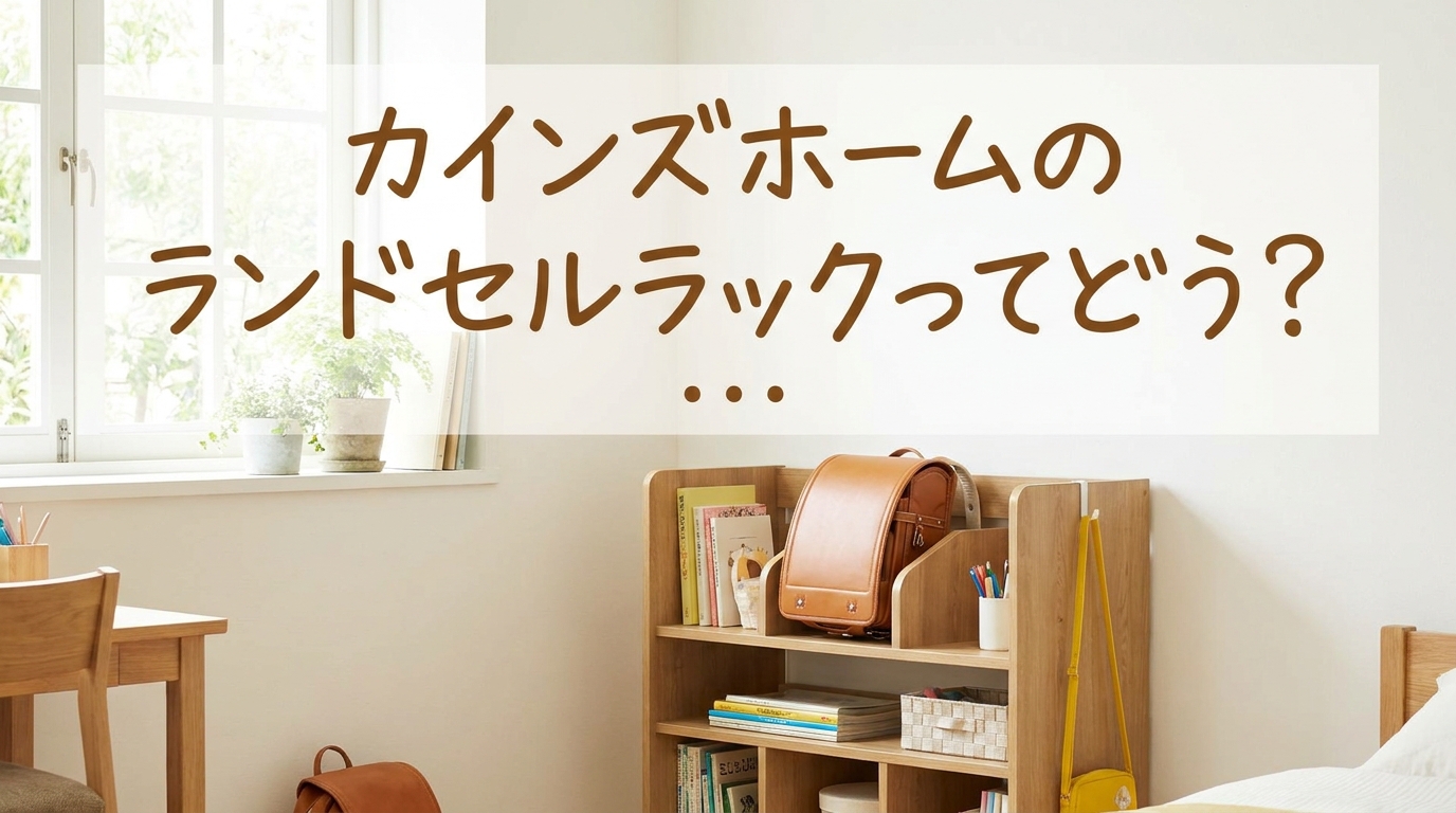 カインズホームのランドセルラックってどう？