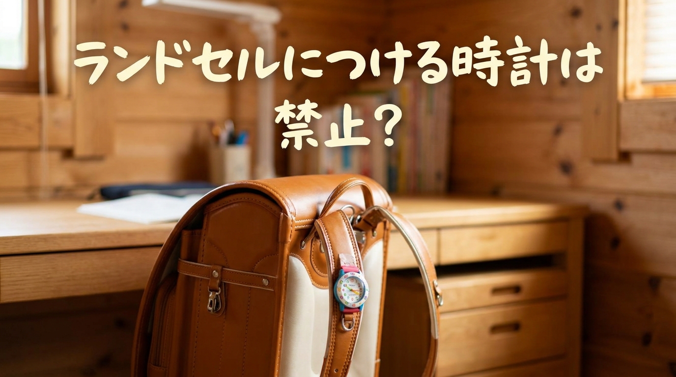 ランドセルにつける時計は禁止?