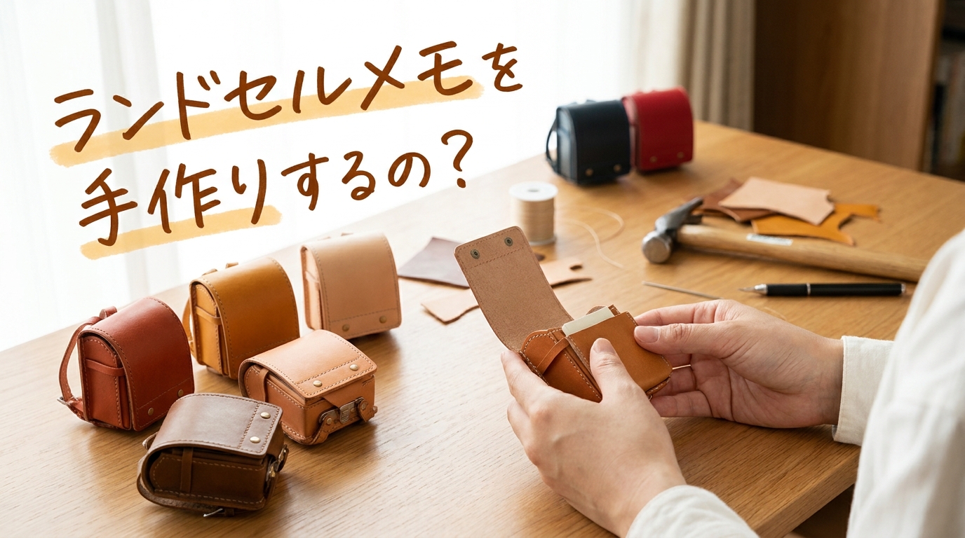 ランドセルメモを手作りするの？
