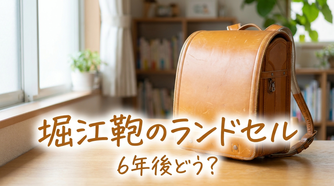 堀江鞄のランドセル6年後どう？