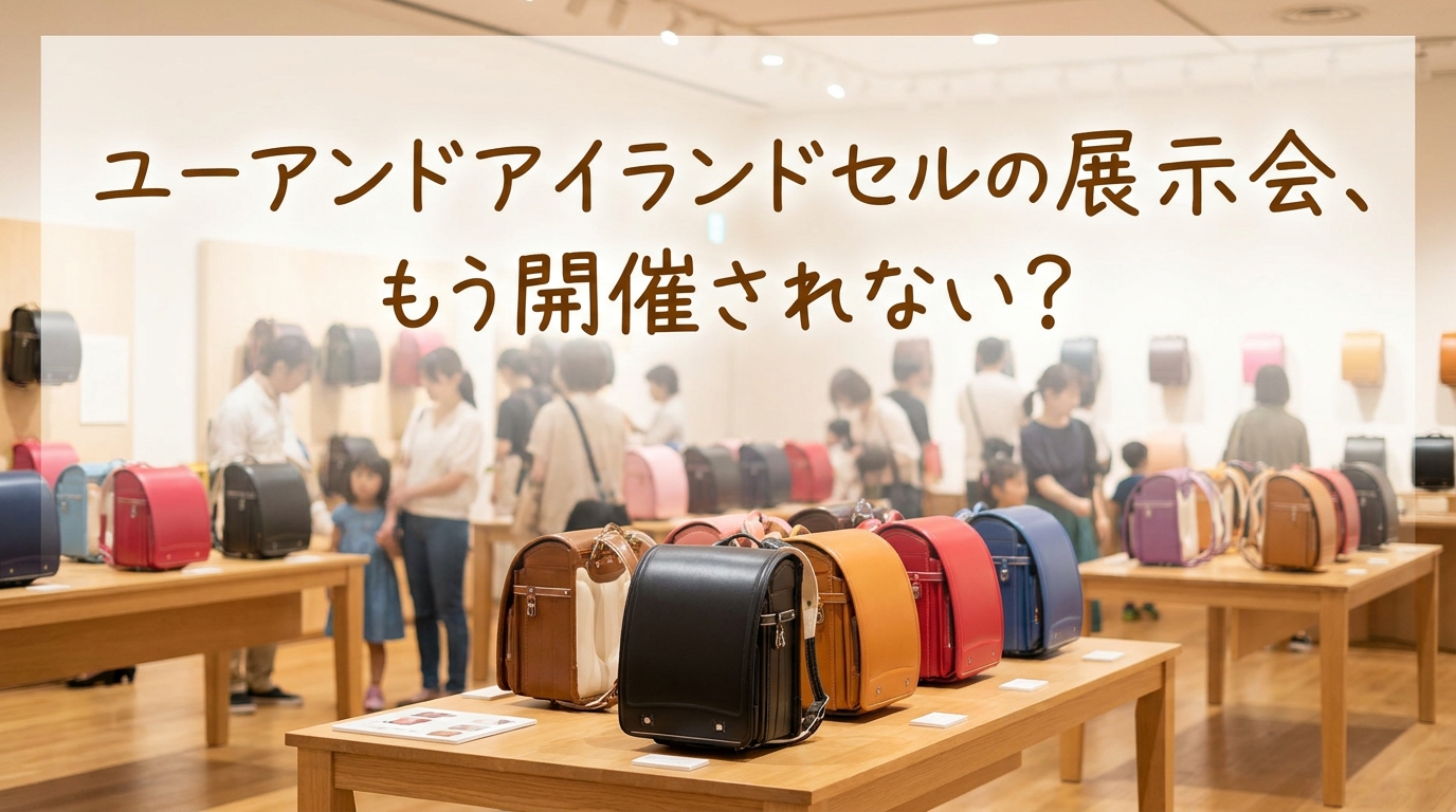 ユーアンドアイランドセルの展示会、もう開催されない？