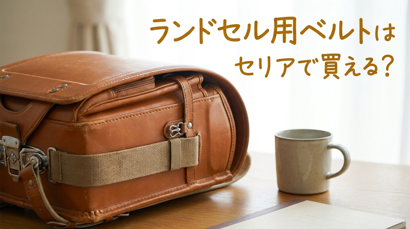 ランドセル用ベルトはセリアで買える？