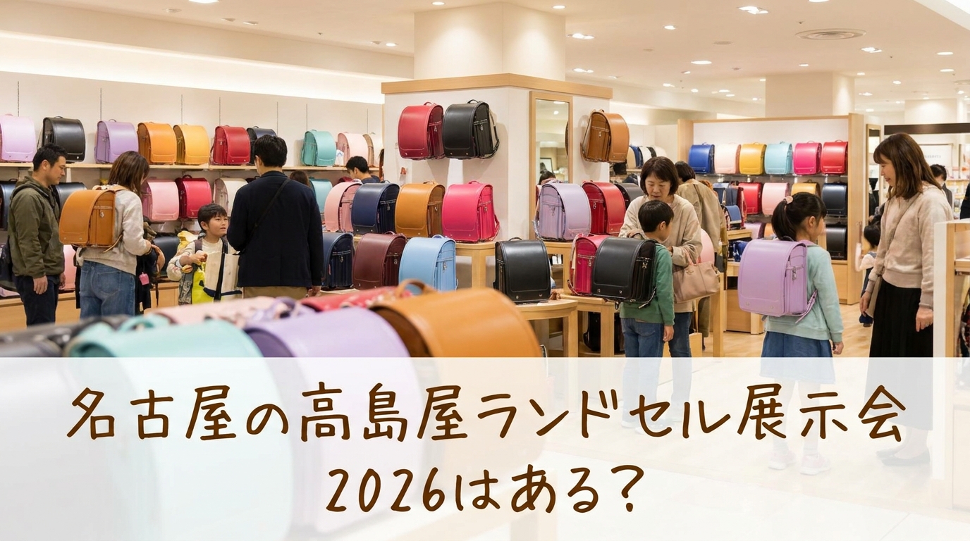 名古屋の高島屋ランドセル展示会2026はある？