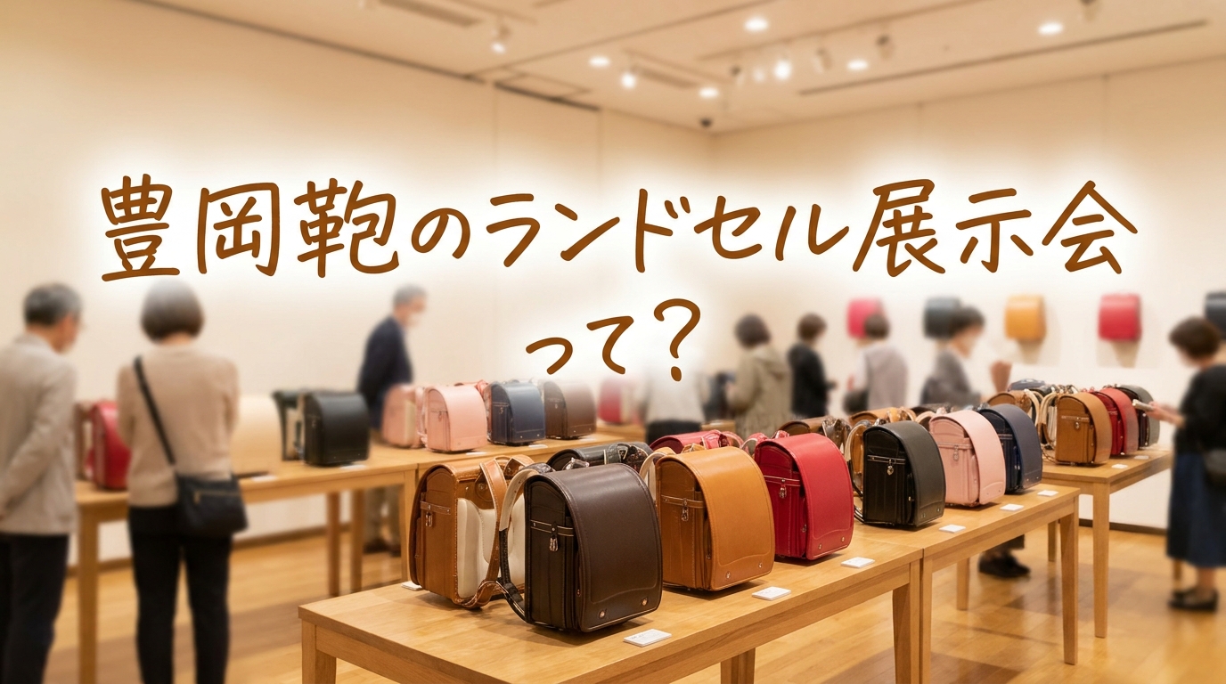 豊岡鞄のランドセル展示会って?
