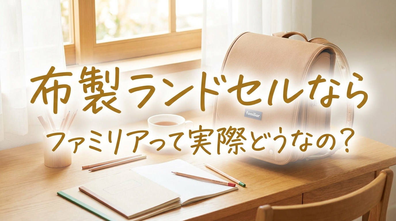 布製ランドセルならファミリアって実際どうなの？