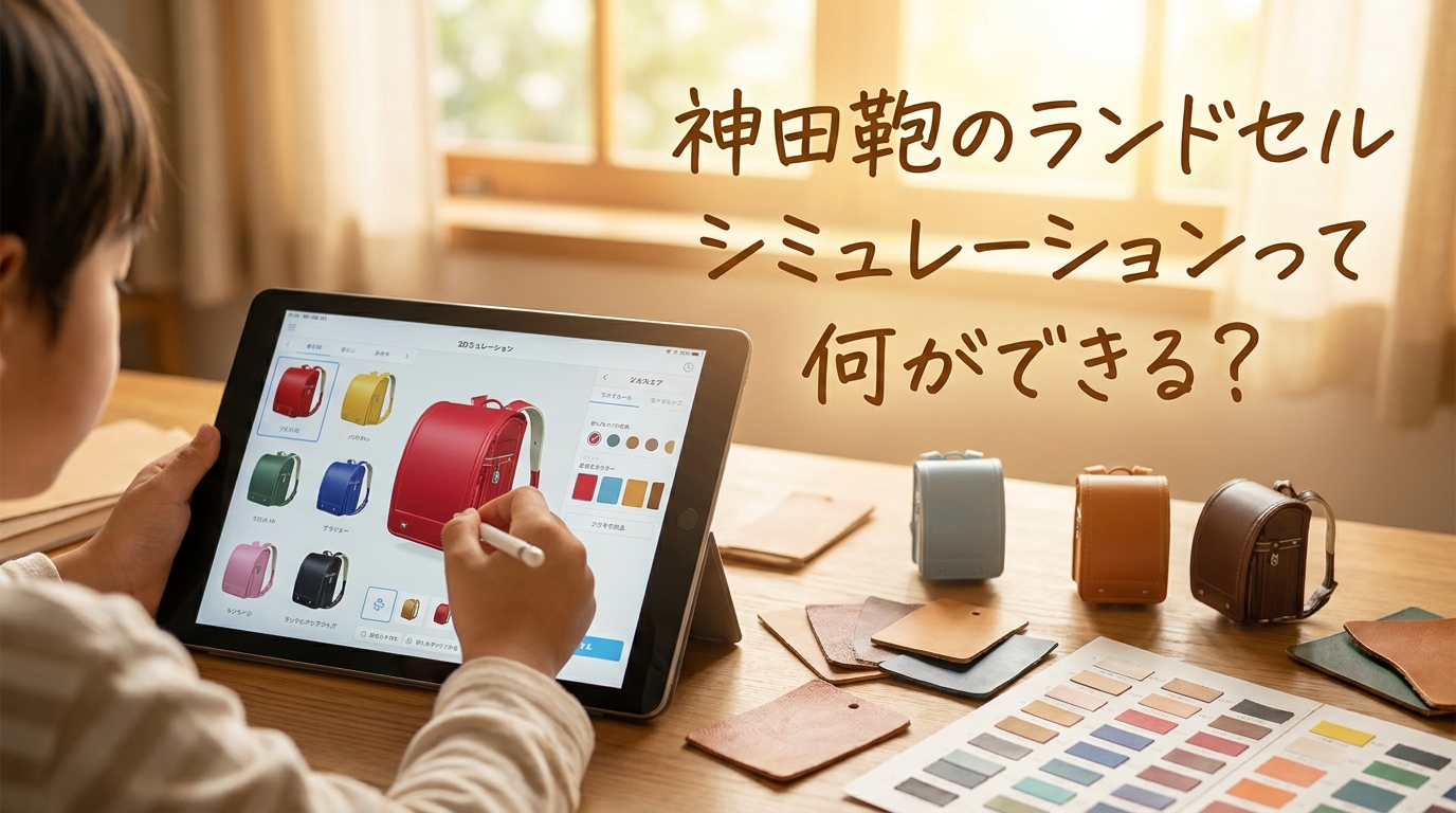 神田鞄のランドセルシミュレーションって何ができる？