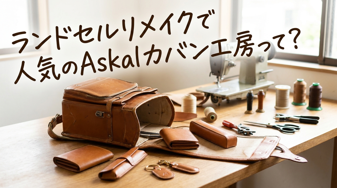 ランドセルリメイクで人気のAskalカバン工房って?