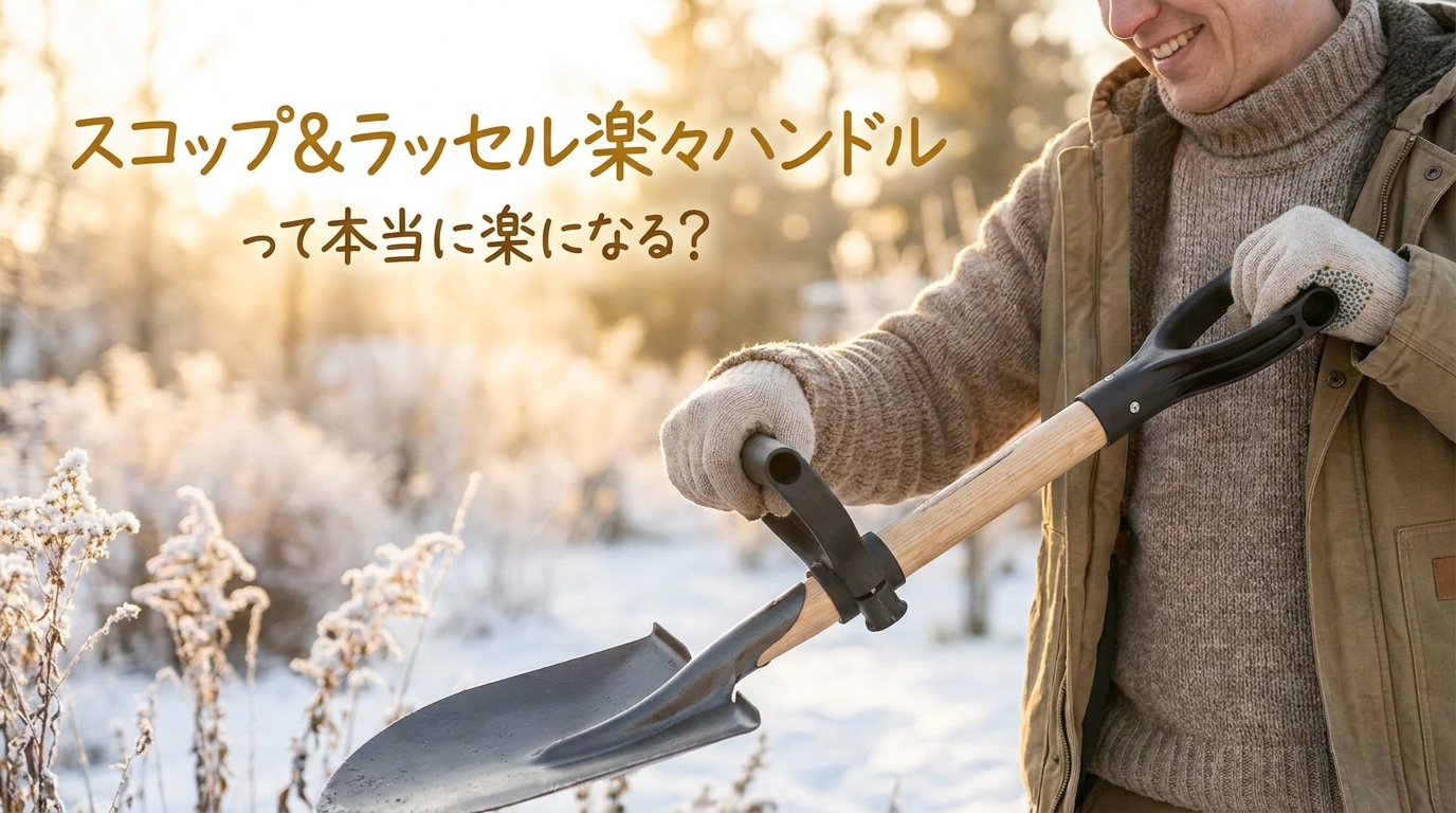 スコップ&ラッセル楽々ハンドルって本当に楽になる?