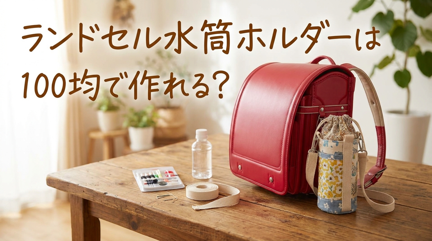 ランドセル水筒ホルダーは100均で作れる?