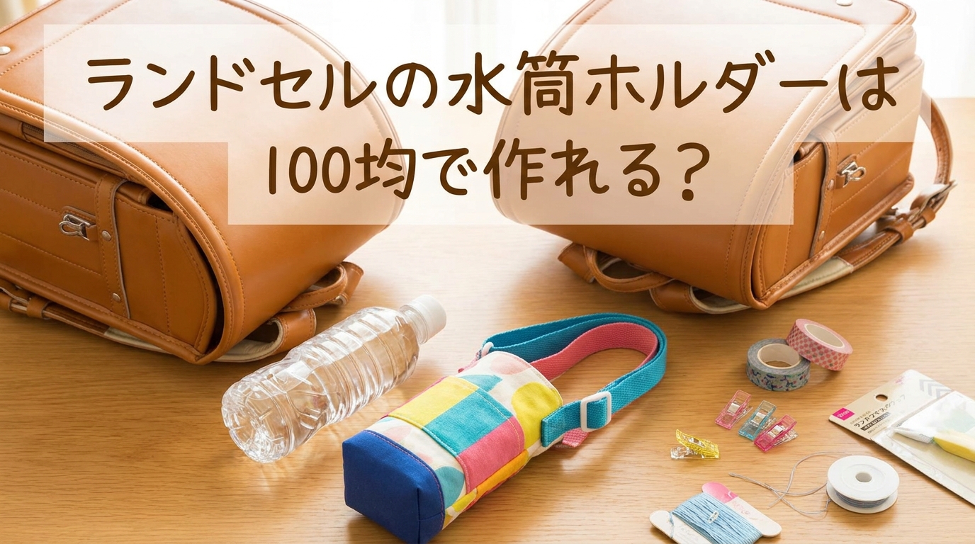 ランドセルの水筒ホルダーは100均で作れる?
