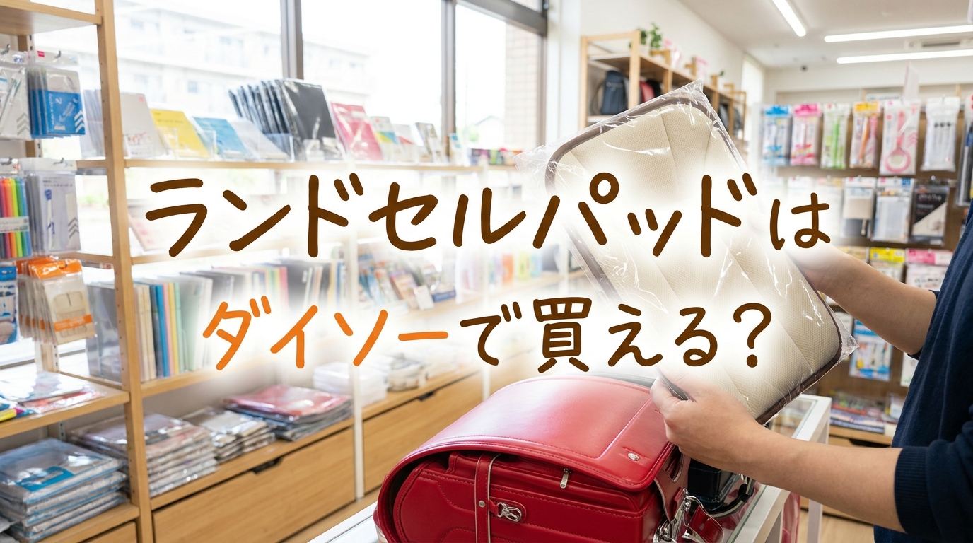ランドセルパッドはダイソーで買える?