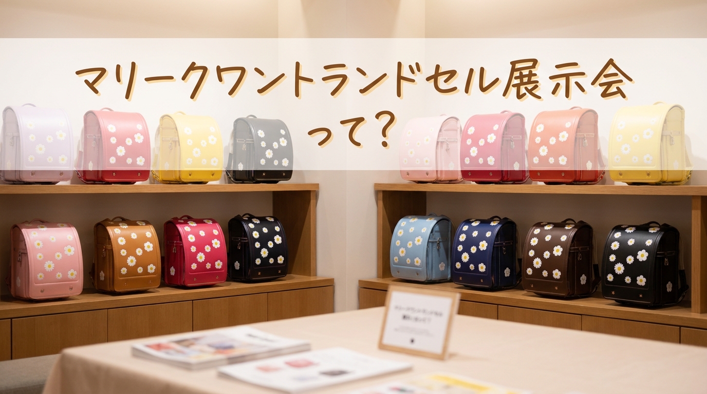 マリークワントランドセル展示会って?
