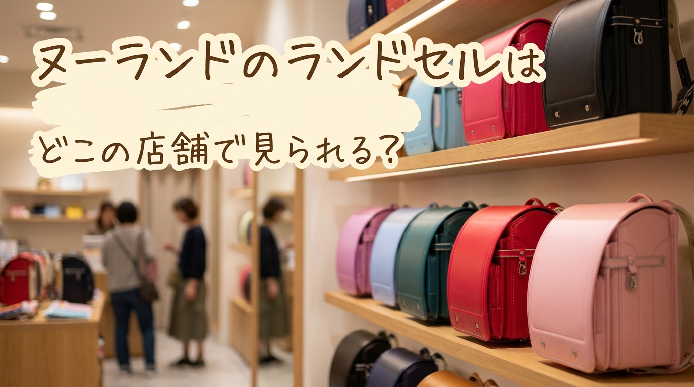 ヌーランドのランドセルはどこの店舗で見られる？