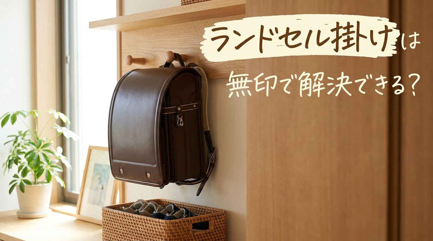 ランドセル掛けは無印で解決できる?