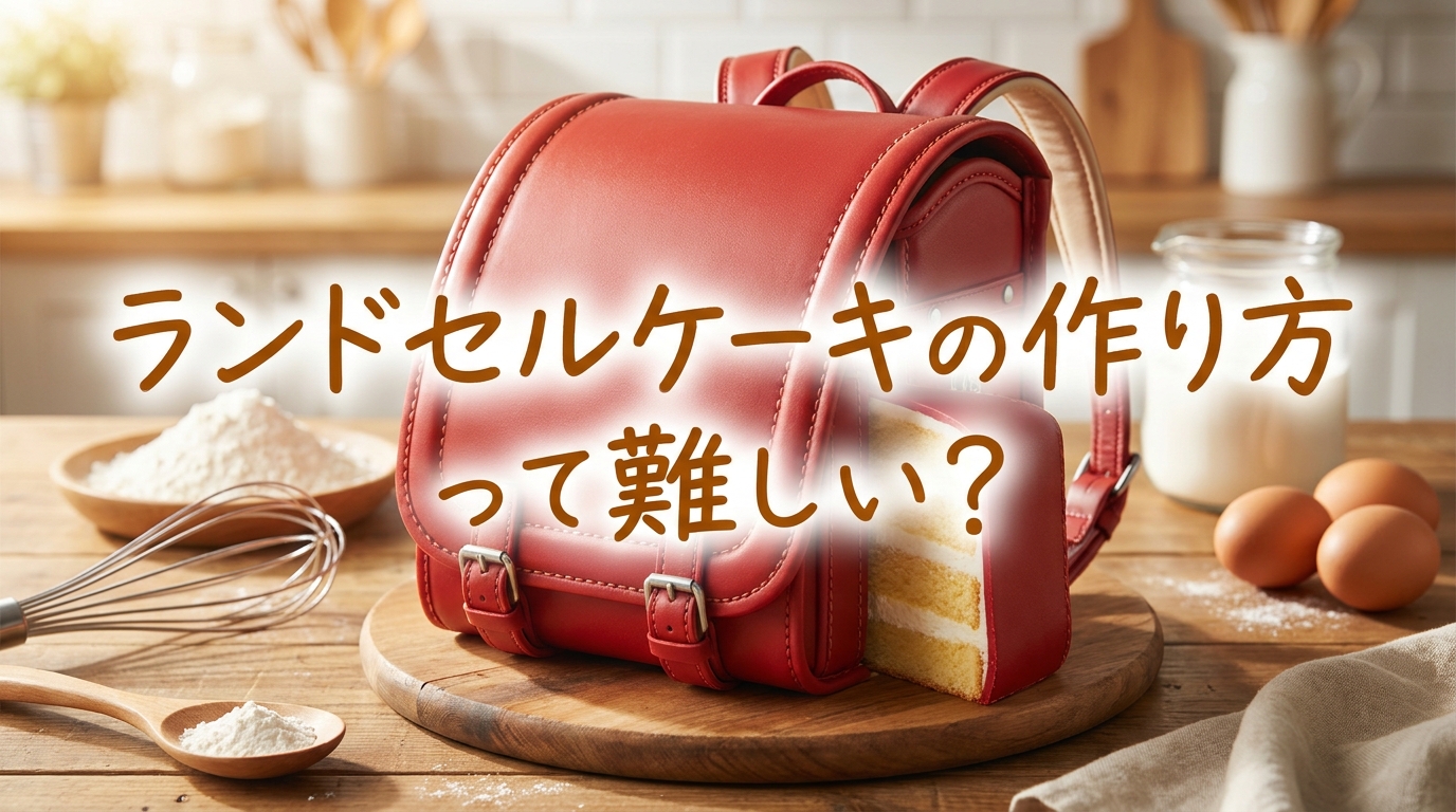 ランドセルケーキの作り方って難しい?