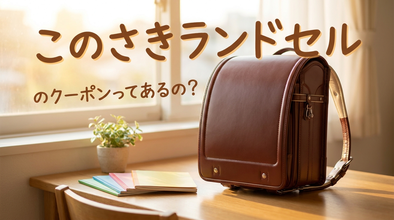 このさきランドセルのクーポンってあるの?