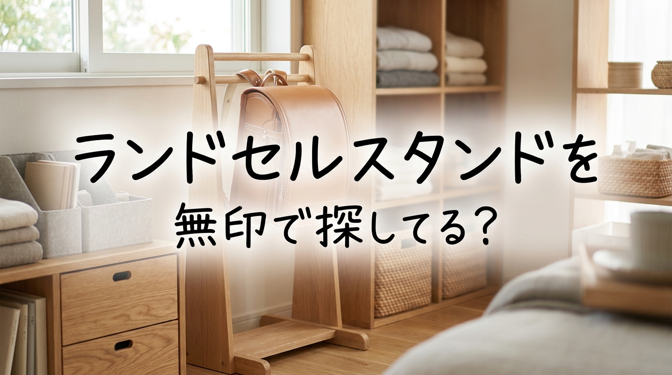 ランドセルスタンドを無印で探してる?