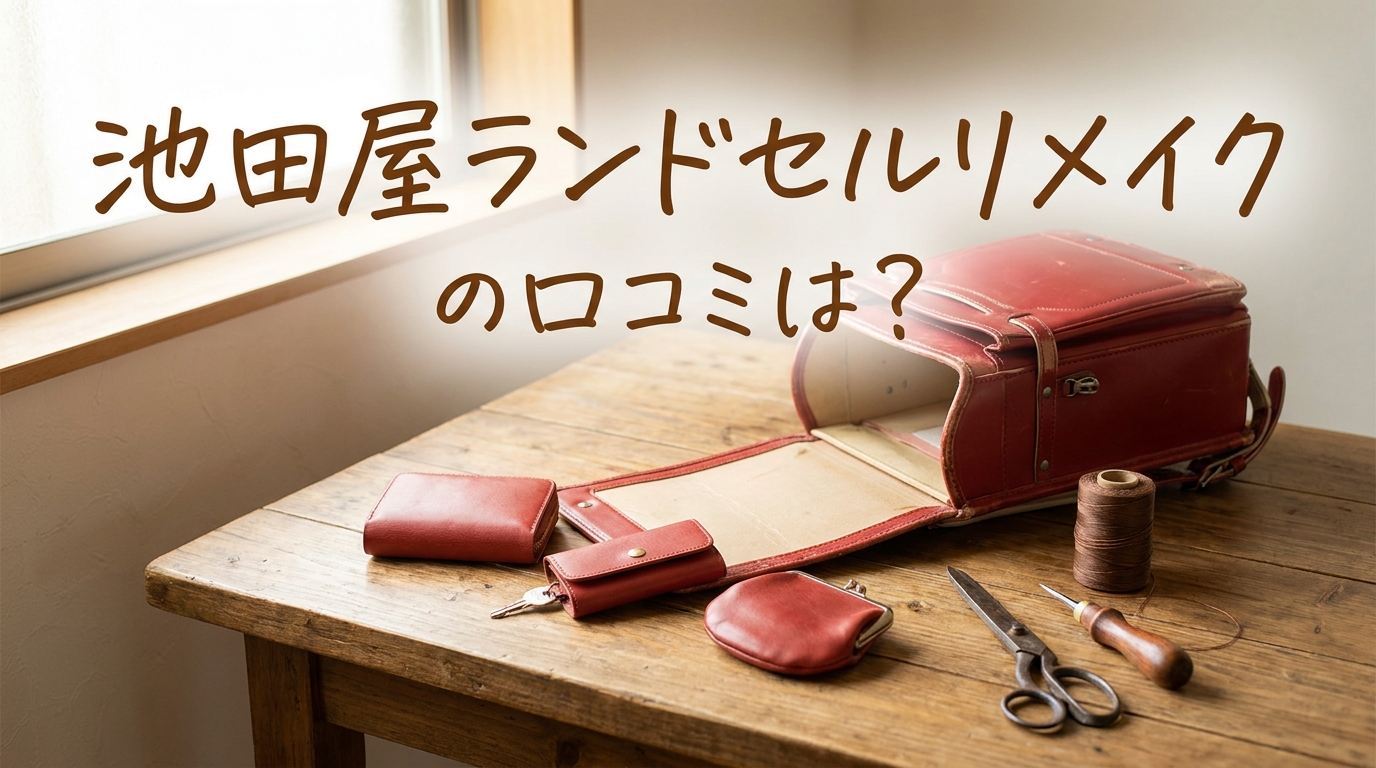 池田屋ランドセルリメイクの口コミは?