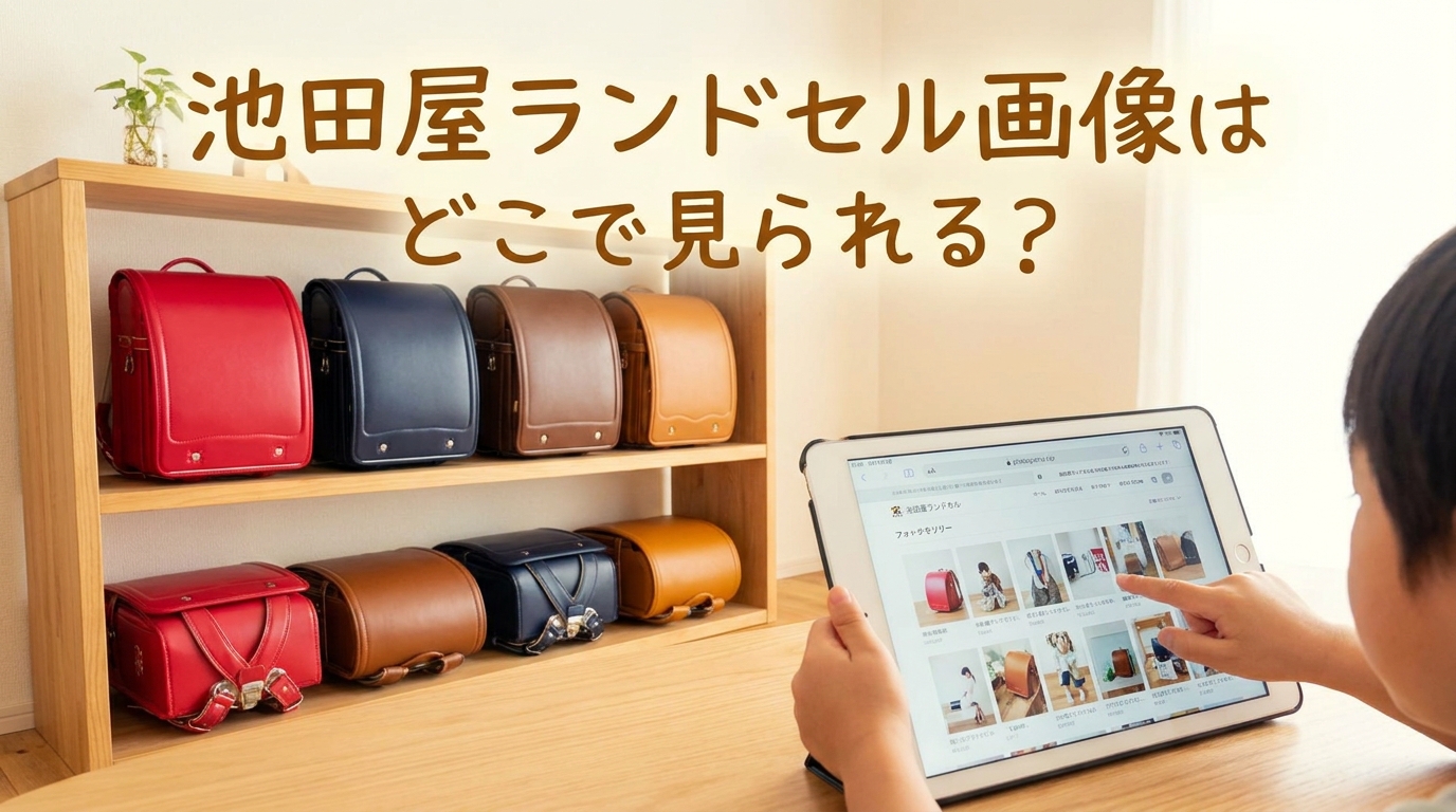 池田屋ランドセル画像はどこで見られる?