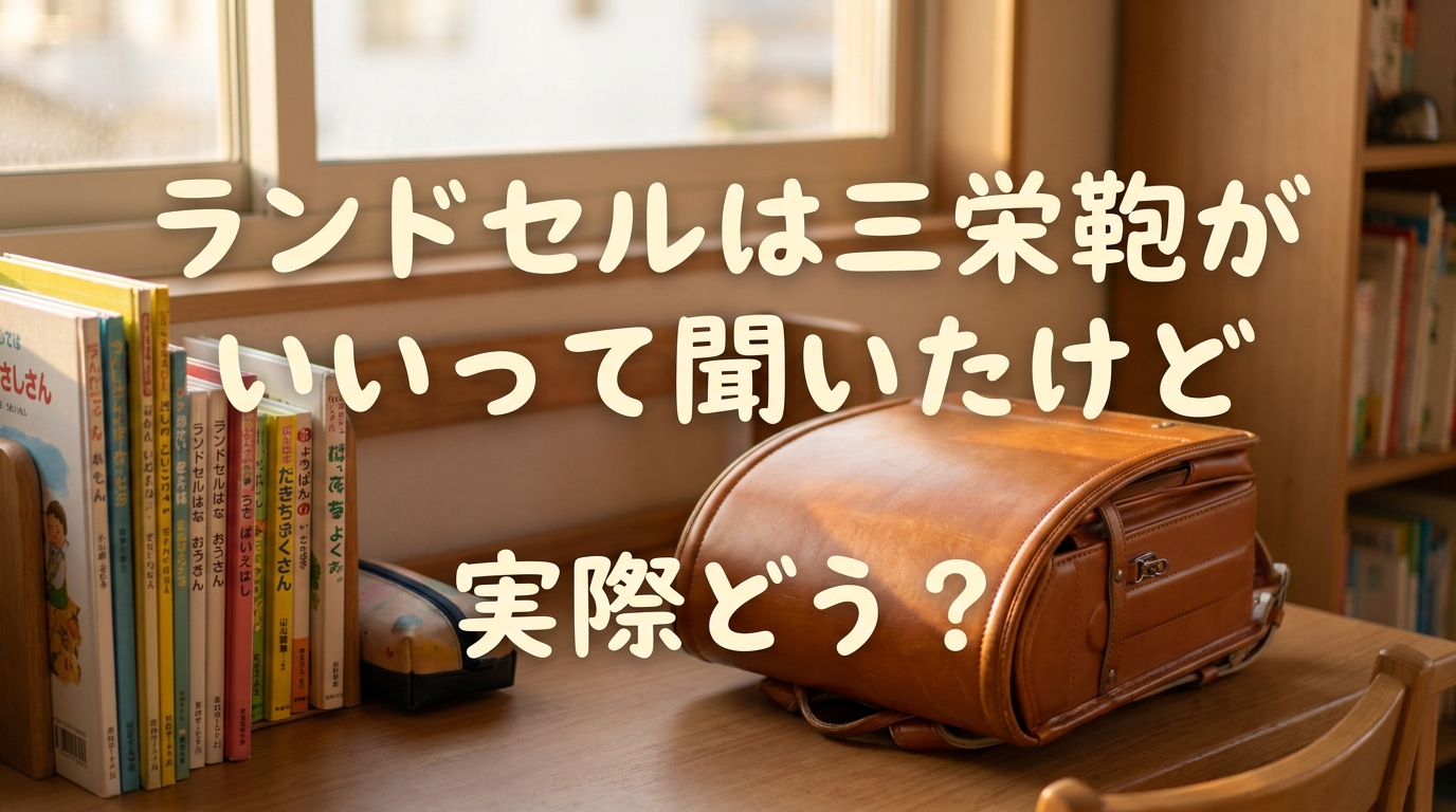 ランドセルは三栄鞄がいいって聞いたけど実際どう?