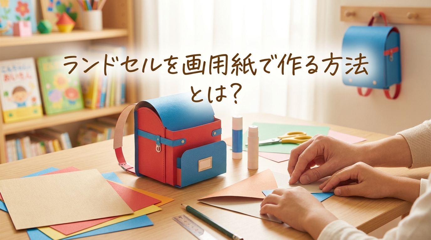 ランドセルを画用紙で作る方法とは?