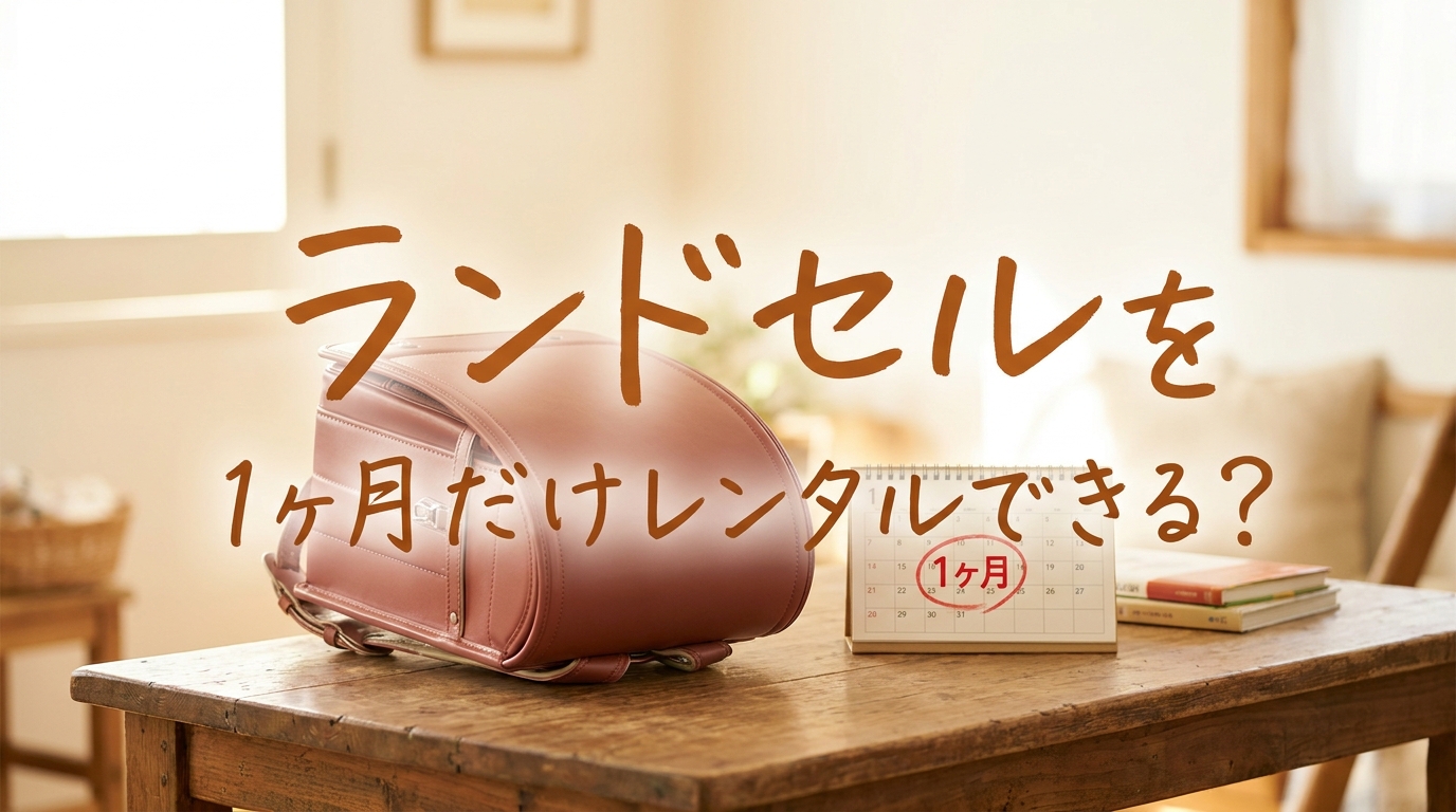 ランドセルを1ヶ月だけレンタルできる?