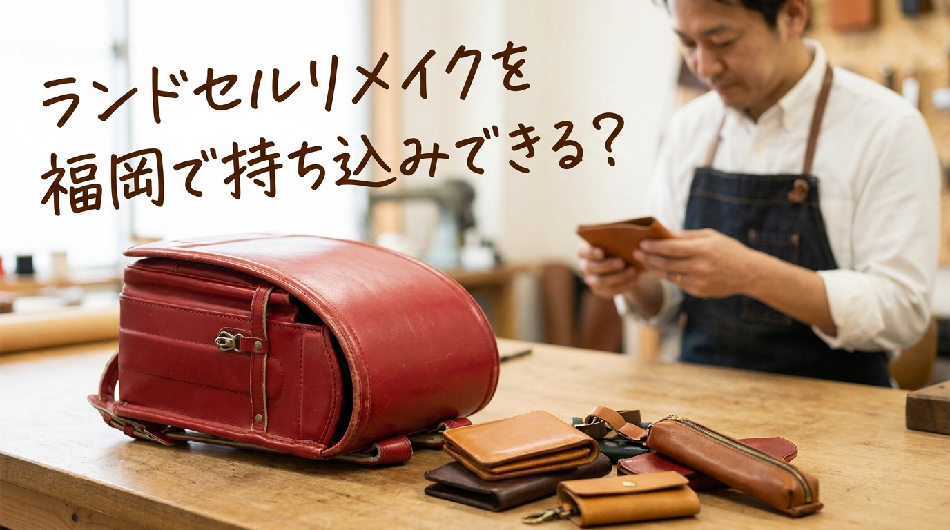 ランドセルリメイクを福岡で持ち込みできる?