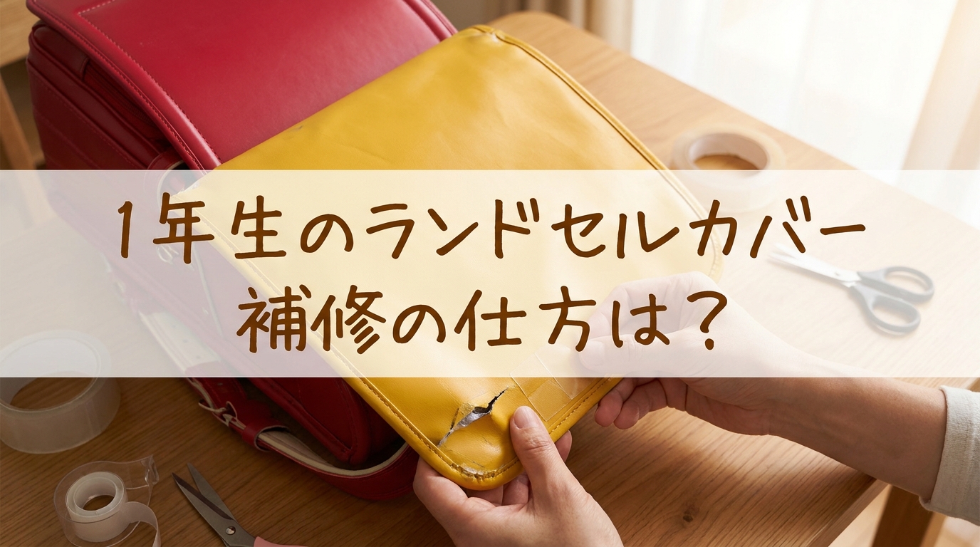 1年生のランドセルカバー補修の仕方は?