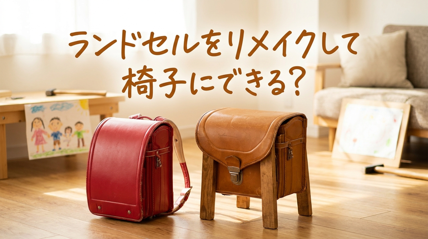 ランドセルをリメイクして椅子にできる?