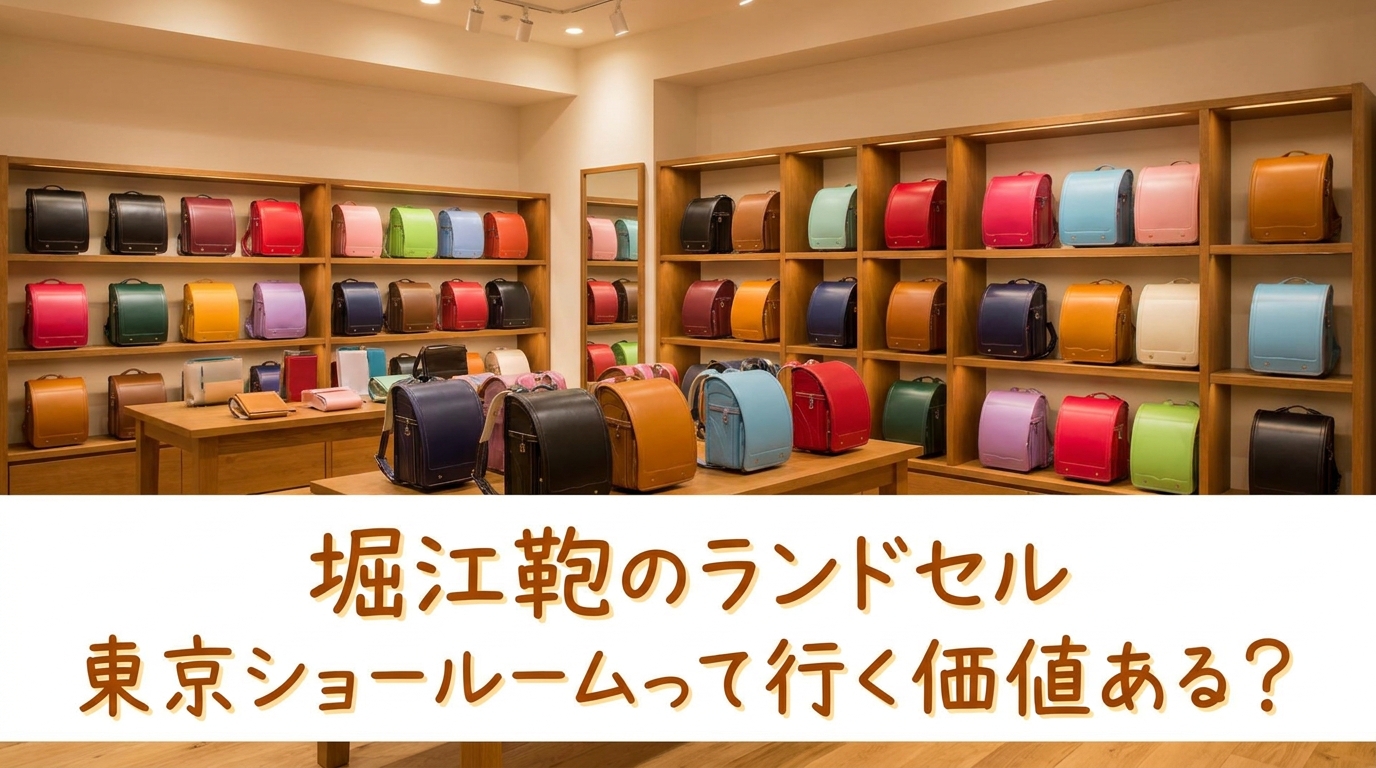 堀江鞄のランドセル東京ショールームって行く価値ある?