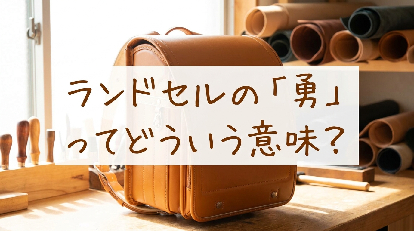 ランドセルの「勇」ってどういう意味?