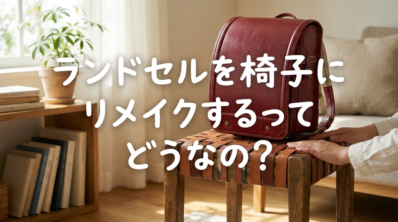 ランドセルを椅子にリメイクするってどうなの?