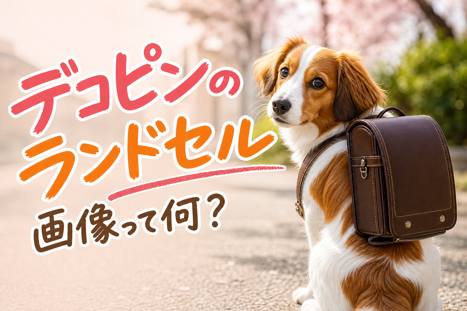 デコピンのランドセル画像って何?
