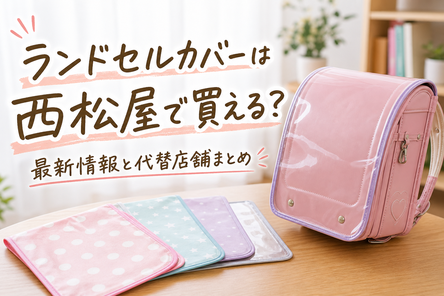 ランドセルカバーは西松屋で買える?最新情報と代替店舗まとめ