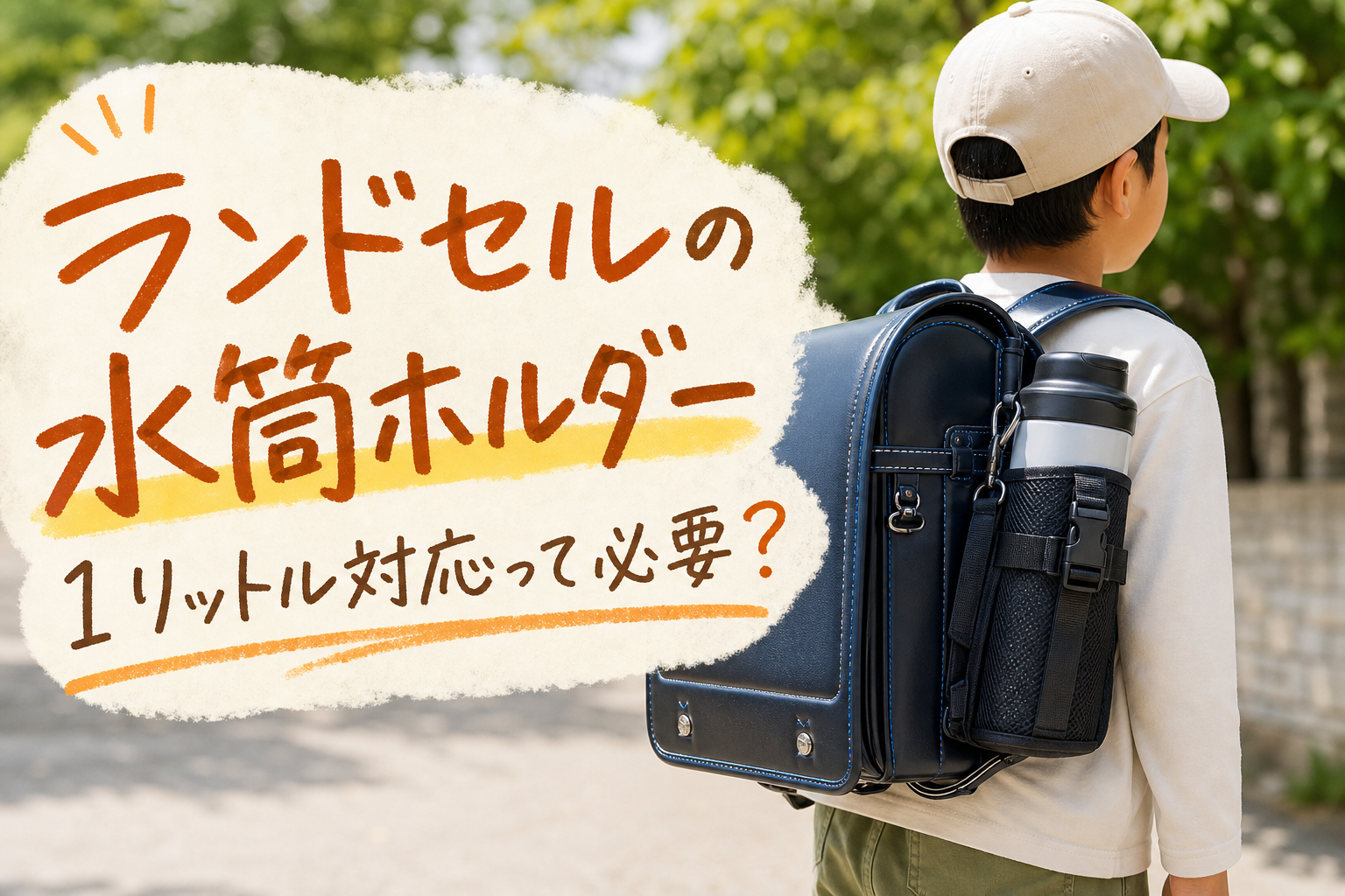 ランドセルの水筒ホルダー1リットル対応って必要?