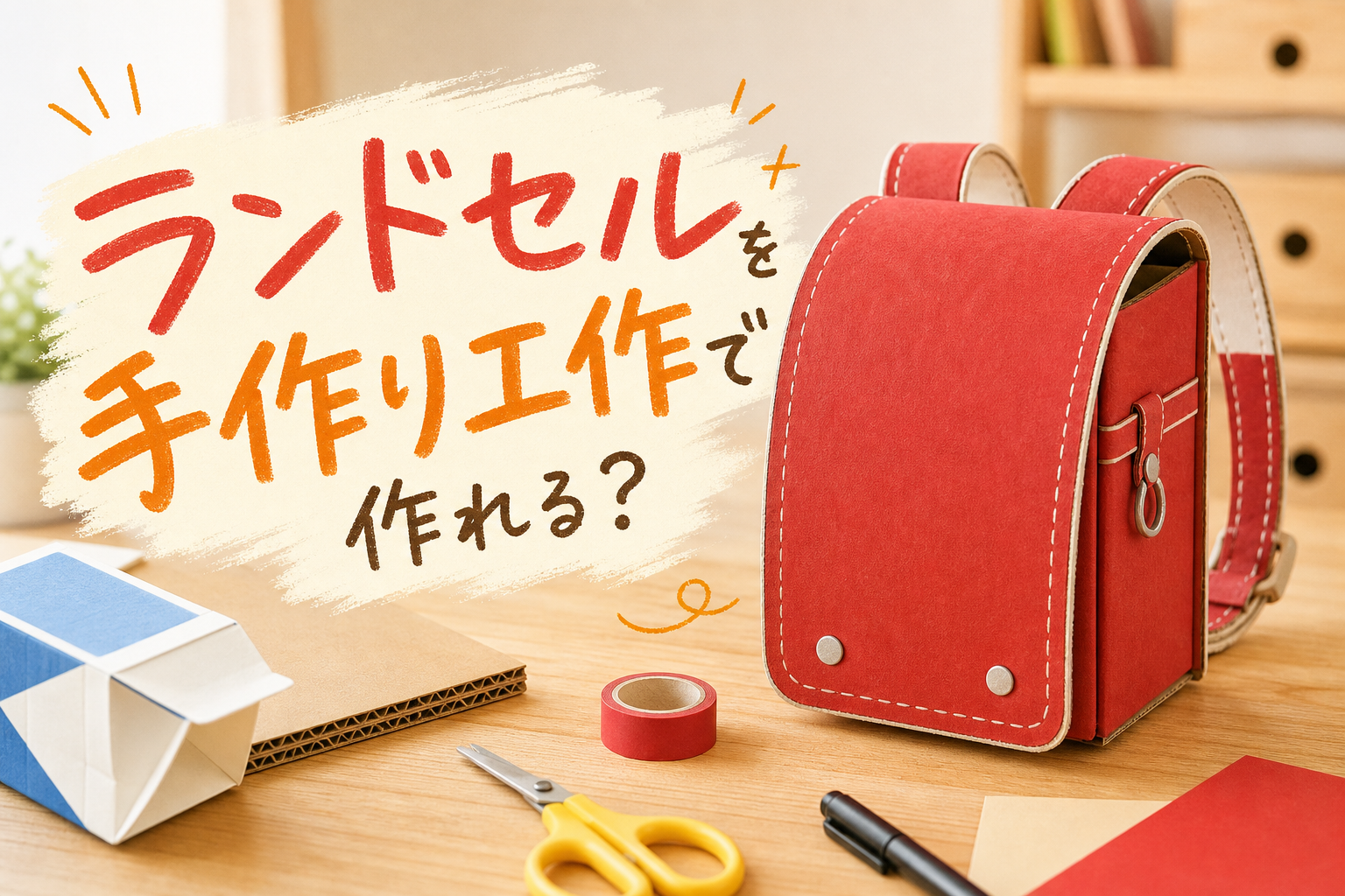 ランドセルを手作り工作で作れる?