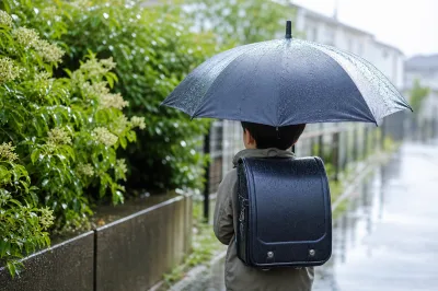 ランドセルが濡れない傘のサイズはどう選ぶ？